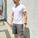 [Leve 4, Pague Só 2!] Bermuda Vektor Masculina em Nylon Texturizado de Alta Durabilidade com Bolsos + BRINDES