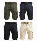 Kit 4 Bermudas Cargo Masculina Casual - |Cores Mistas|