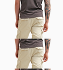 Kit 4 Bermudas Cargo Masculina Casual - |Cores Mistas|
