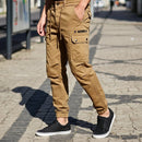 [Leve 4 Pague 2] Calça Tática Vulcan Masculina em Sarja Robusta de Algodão e Poliéster com Bolsos Táticos e Botões de Pressão